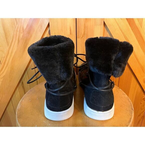 Muk Luks Colleen Black Boot Size 9 - Picture 4 of 8